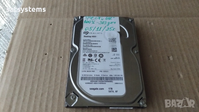 Хард диск Seagate Barracuda Desktop HDD ST1000DM003 1TB SATA 6.0Gb/s