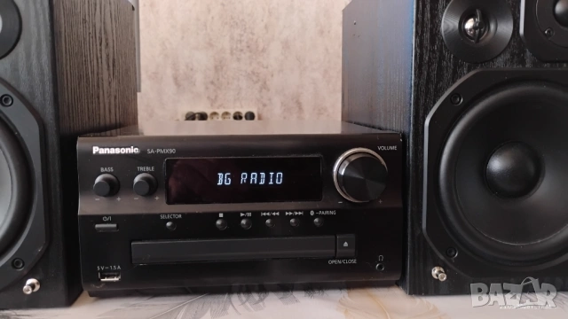 Panasonic SC-PMX90 Hi-Res Audio System / CD,USB,Bluetooth ,TV / + оригиналните 3-лентови колони., снимка 4 - Аудиосистеми - 54653914