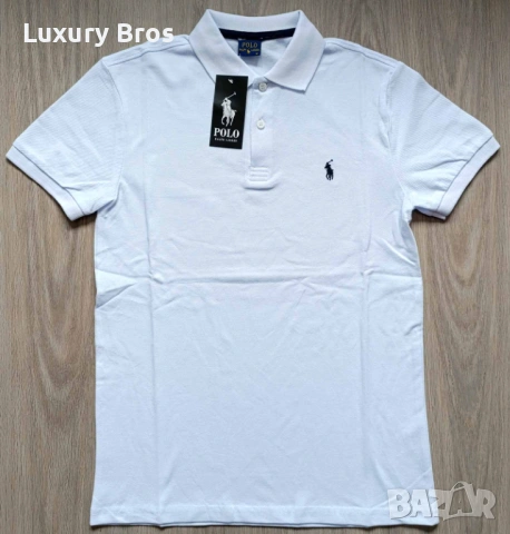 Мъжки тениски с яка Polo Ralph Lauren, снимка 2 - Тениски - 54799559