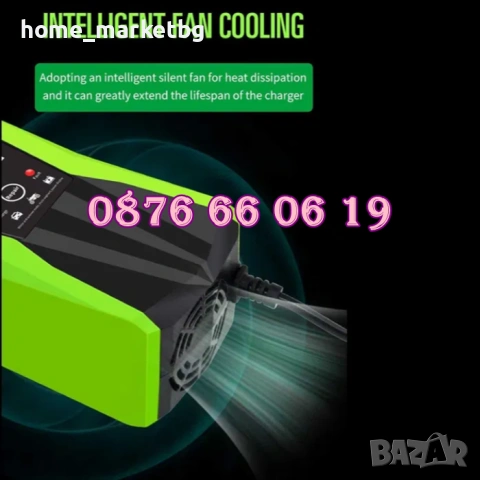 Зарядно за акумулатор 12V 10A, импулсно зарядно за акумулатор 12V 10A, снимка 3 - Аксесоари и консумативи - 54097978