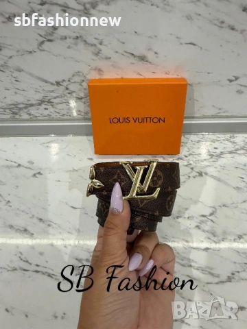 Двулицев колан Louis Vuitton в кутия естествена кожа, снимка 4 - Колани - 54162834