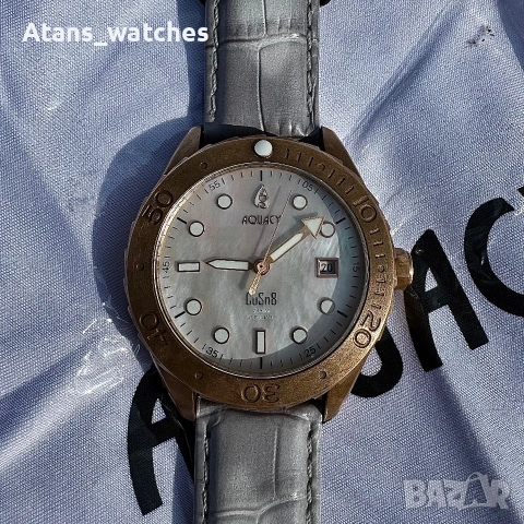 Aquacy Bronze CuSn8 Mother Of Pearl Watch Automatic 200M