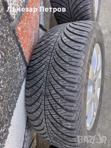 Оригинални джанти Mercedes 17-ки с всесезонни гуми Goodyear Vector. - 235/55 R17, снимка 8 - Гуми и джанти - 54447149