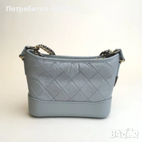 Chanel чанта Gabrielle v светло син цвят, снимка 7 - Чанти - 54236639