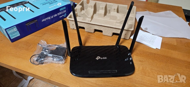 Безжичен рутер TP-Link Archer C6, AC1200, MU-MIMO, Gigabit, Черен, снимка 4 - Друга електроника - 54580982