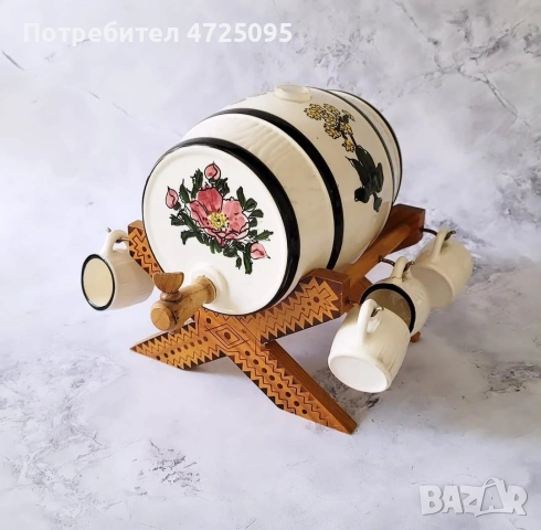 Декоративно винтидж буре, снимка 2 - Други - 55219712