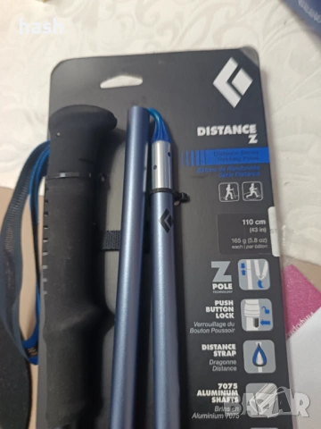 Унисекс щеки за ходене Black Diamond Distance Z, Щеки за бягане по планински преходи, 110 см., снимка 6 - Спортна екипировка - 54003152