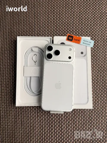 НОВ❗️iPhone 17 Pro Max ⚠️Лизинг от 42€/мес ⚠️Silver ❗️ГАРАНЦИЯ 256Gb⚠️, снимка 4 - Apple iPhone - 55574125