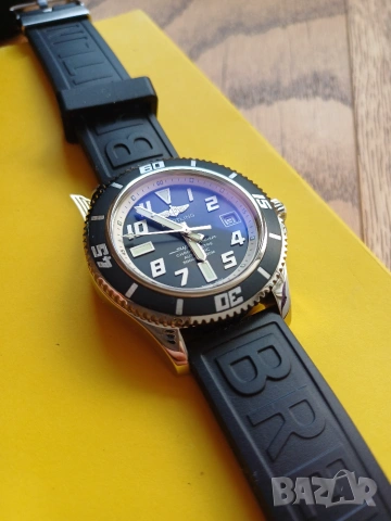 Оригинален Breitling Superocean A17364 с кутия и документи, бартер , снимка 3 - Мъжки - 54978605