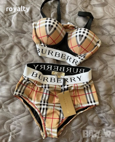Burberry Нов Дамски Бански Части Бърбъри 