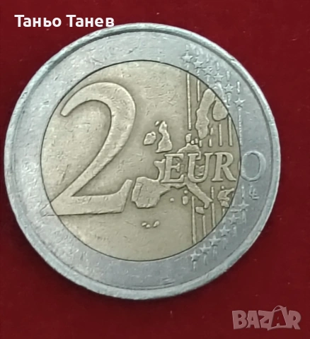 2Евро Франция Дървото на живота 2001г.Със дефект, снимка 3 - Нумизматика и бонистика - 54034280