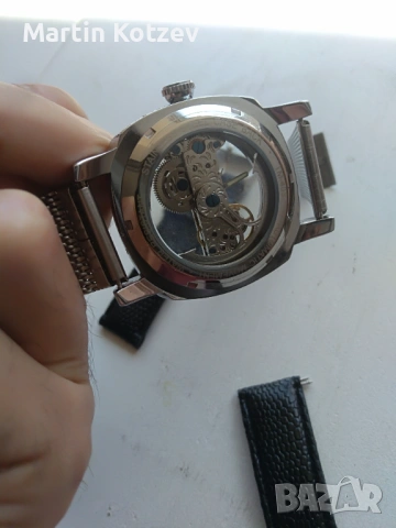 Ефектен automatic в стил Corum golden bridge, снимка 5 - Мъжки - 54728427