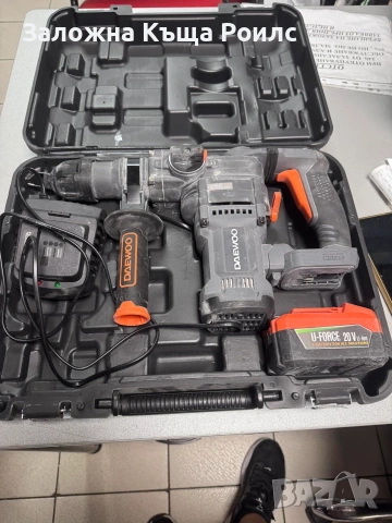 Daewoo DALRHBL20-45 акумулаторен безчетков перфоратор SDS-Plus, снимка 5 - Перфоратори - 55215175
