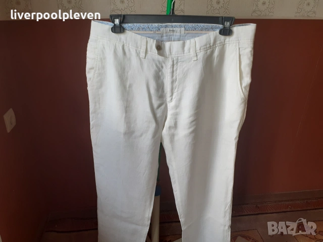 👉Нови ленени Brax Original W-38/34, снимка 2 - Панталони - 55153145
