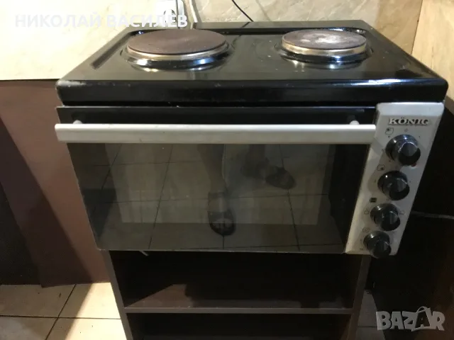 Продавам  малка  печка  на  ток  с  2 котлона и фурна ., снимка 6 - Печки, фурни - 55608317