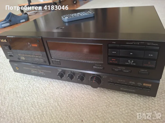 Akai GX-75 Касетен дек Akai GX-75 Reference Master Stereo Cassette Deck, снимка 6 - Декове - 55622574