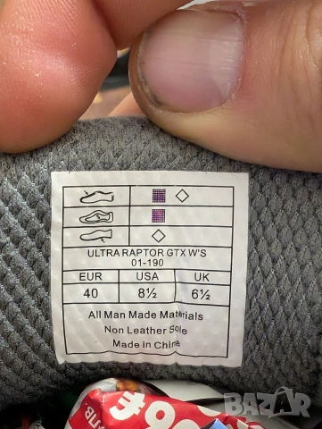  маратонки / обувки La Sportiva Ultra Raptor GTX Gore-tex номер 40 за планинско бягане, снимка 6 - Маратонки - 54129165