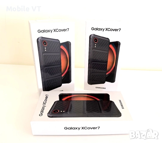 НОВ! Samsung Galaxy XCover 7 128GB 6GB Ram Black  2г.Гаранция!, снимка 2 - Samsung - 55172123