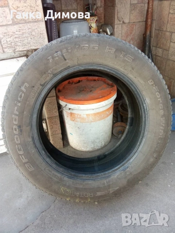 Комплект 4 бр. зимни гуми BFGoodrich 195/65 R15 – Отличен грайфер, снимка 2 - Гуми и джанти - 54580552