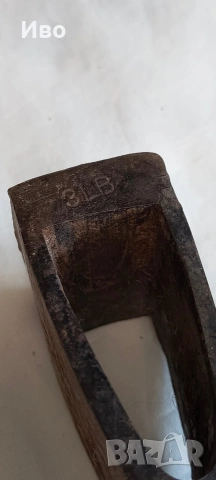 Автентична американска глава за брадва (ок. 1940 г.) – 3 LB, снимка 7 - Други ценни предмети - 54397312