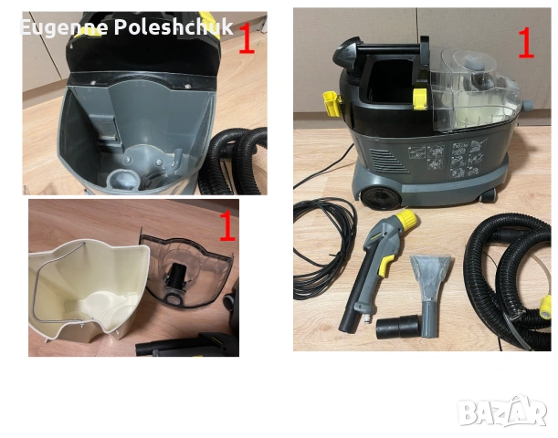Продавам прахосмукачка-екстрактор Karcher Puzzi 8/1 С. 2 броя, снимка 5 - Прахосмукачки - 54003598