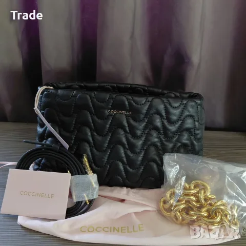 Оригинална чанта Естествена Кожа COCCINELLE  Намалена цена -43%