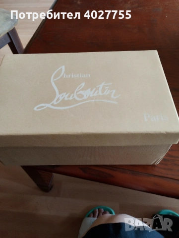Обувки от естествена кожа лак. Christian Louboutin Paris. 38 номер чисто нови , снимка 4 - Дамски обувки на ток - 55135918
