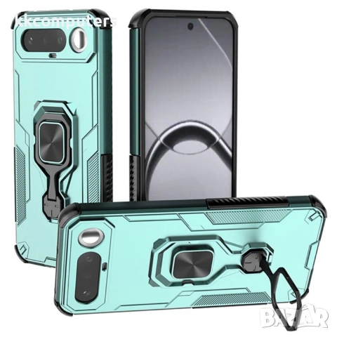 Калъф за Realme 16 5G с Въртящ се Пръстен - PC+TPU, 360° стойка, Магнитен, 5 цвята, снимка 4 - Калъфи, кейсове - 54387113