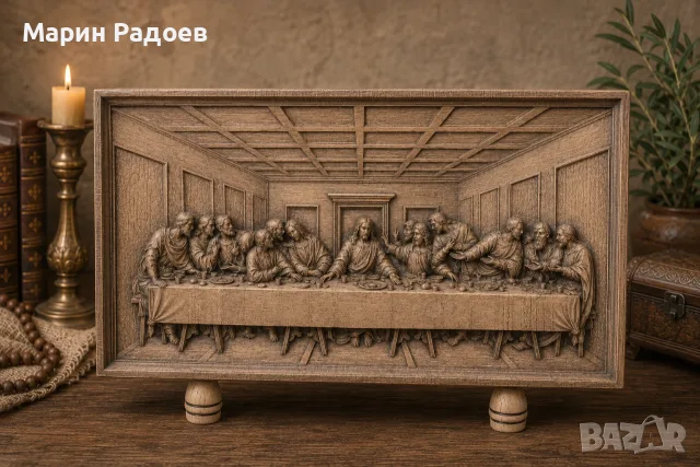 Дърворезба Икони, снимка 6 - Икони - 55394245