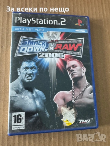 WWE SmackDown vs. Raw 2006 , игра за playstation 2 ps2 плейстейшън 2