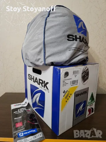 Мото каска Shark D-Skwal 2 – Черна, размер M – Нова с етикети, снимка 2 - Аксесоари и консумативи - 55483843