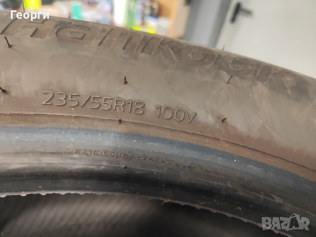 4бр.летни гуми 235/55/18 Hankook, снимка 7 - Гуми и джанти - 55242299