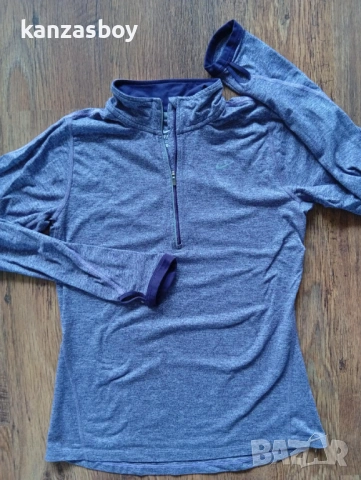 NIKE Dark Purple Heather Quarter Zip - дамска блуза р-р S, снимка 7 - Блузи с дълъг ръкав и пуловери - 54555494