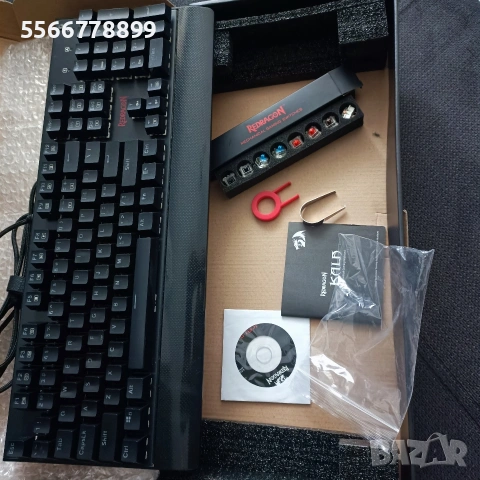 Механична геймърска клавиатура Redragon Kala K557 RGB, снимка 3 - Клавиатури и мишки - 54808165