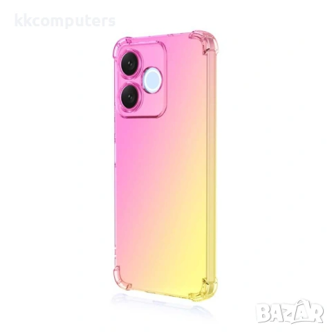 Калъф за Honor 600 Lite 5G с градиентен дизайн и подсилени ъгли – 5 цвята, снимка 7 - Калъфи, кейсове - 54250110