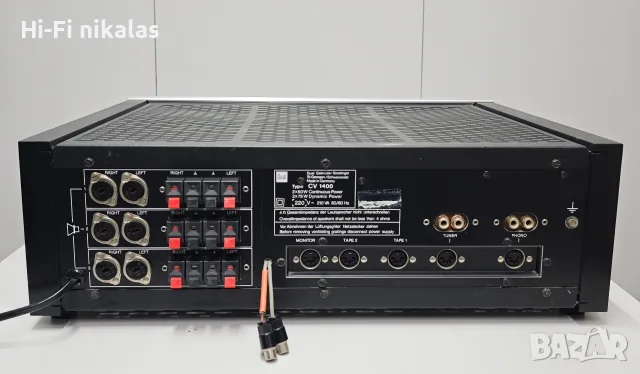 ретро Hi-Fi стерео усилвател DUAL CV 1400, снимка 6 - Ресийвъри, усилватели, смесителни пултове - 55559216