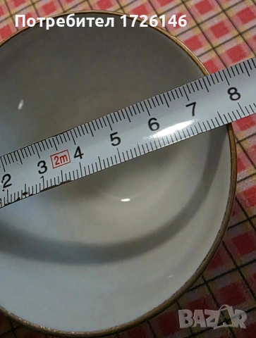 Порцеланов сет с позлата 3 броя на Bavaria Tirschenreuth Germany, снимка 7 - Сервизи - 54039950