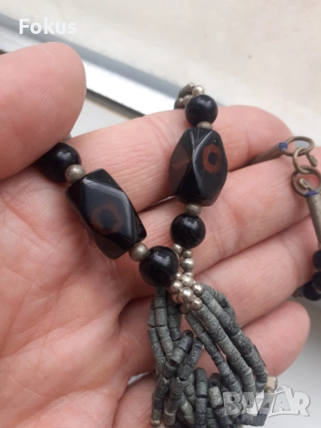 Стар гердан колие огърлица винтич дамско бижу, снимка 6 - Антикварни и старинни предмети - 53951028