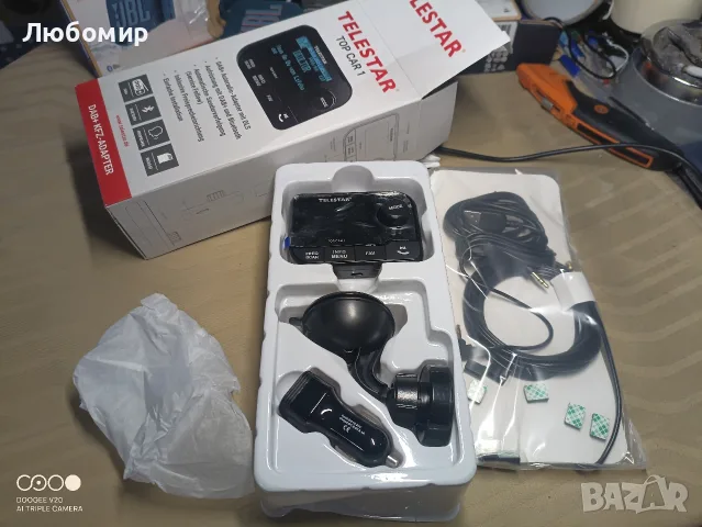 TELESTAR TOP CAR 1 – DAB+ адаптер за автомобилни радиостанции, слот за MicroSD , снимка 3 - Аудиосистеми - 55495159
