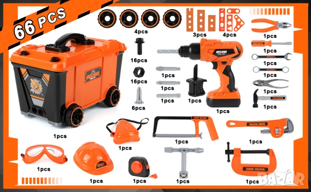 My First Tool Box Deluxe Tool Set детски комплект с инструменти