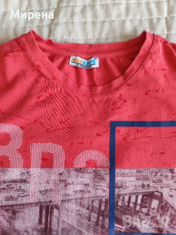 Памучна блуза за 12-13 годишно момче MACKAYS, снимка 2 - Детски Блузи и туники - 54224672