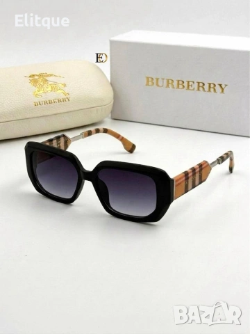 слънчеви очила ray ban Burberry с калъф и кутия, снимка 2 - Слънчеви и диоптрични очила - 54485156