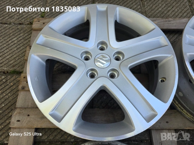 Лети джанти 17ки 5х114.3 Suzuki, снимка 4 - Гуми и джанти - 54413978