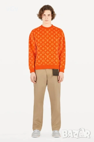 Мъжка блуза Louis Vuitton Full Monograma Slim - XL