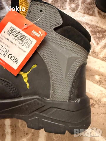 Високи работни обувки PUMA BORNEO MT MID S3, размер 42 (високи работни обувки), снимка 3 - Други - 55260316