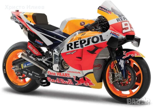 MAISTO Мотор Moto GP Desmosedici 1:18, снимка 5 - Влакчета, самолети, хеликоптери - 55381790