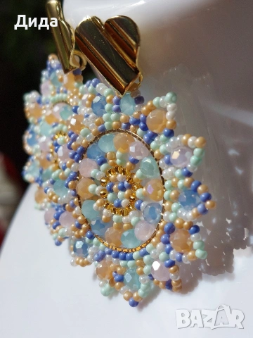 Нови бохо обеци в три цветови модела, снимка 8 - Обеци - 53958977