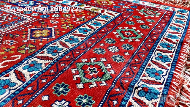 Турски арабски килим в перфектно състояние, снимка 12 - Килими - 55157565