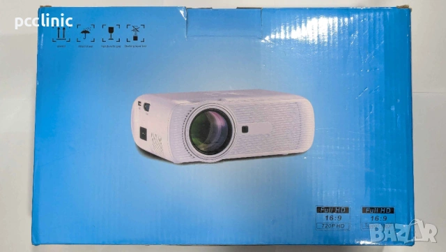 Everycom Mini LED Прожектор | 1080p FullHD и 720p HD | 16:9, снимка 6 - Плейъри, домашно кино, прожектори - 54187396