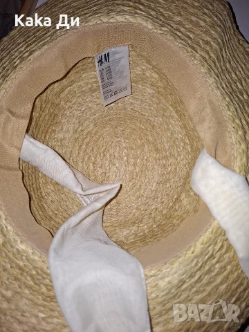 шапка НМ с връзки, снимка 6 - Шапки - 55382167